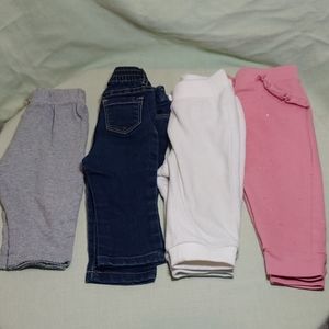 10 piece 12 month girl pants bundle